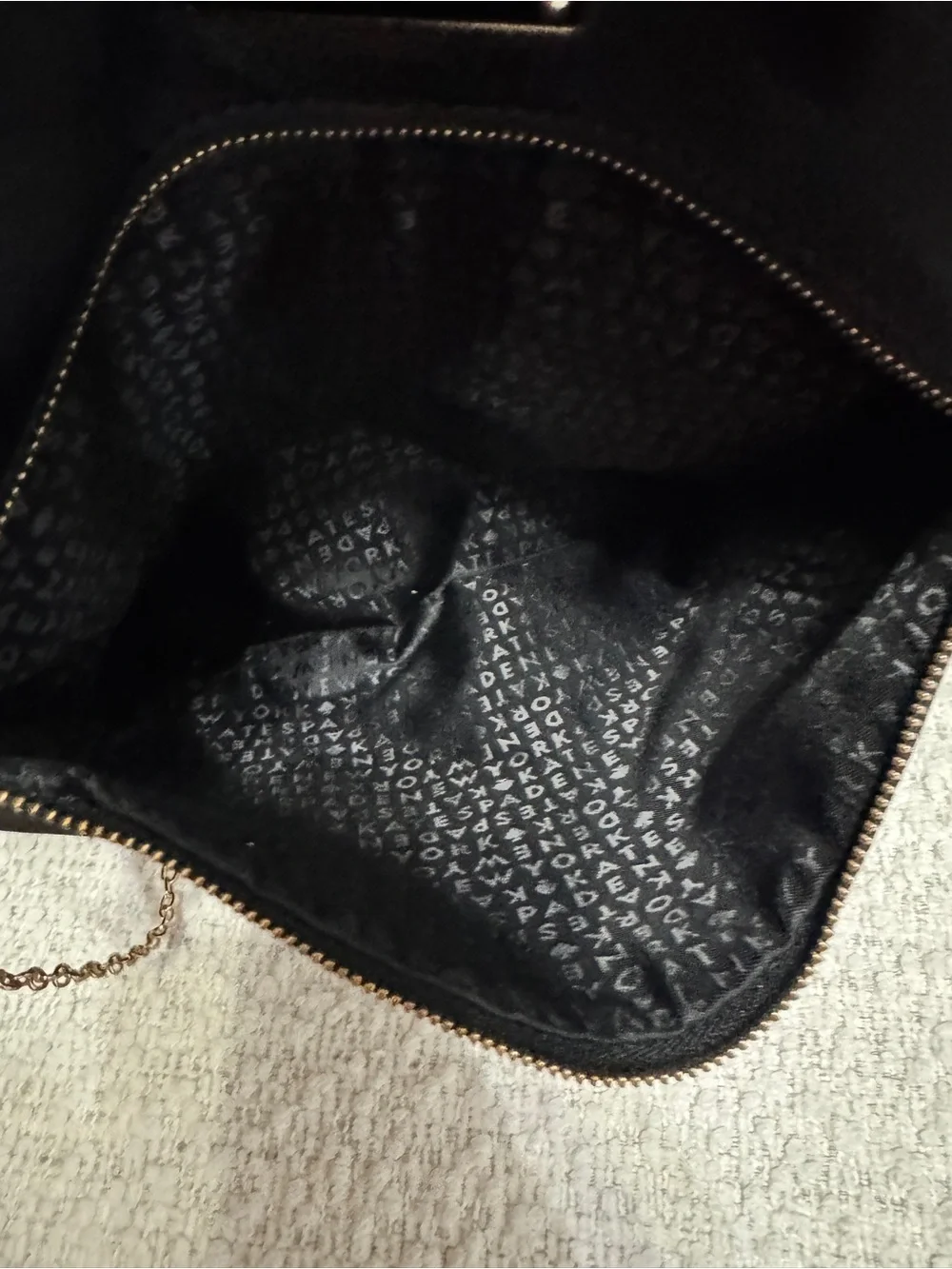 Kate Spade Keisha Blake Avenue Black Durable Nylon Crossbody with Gold Hardware